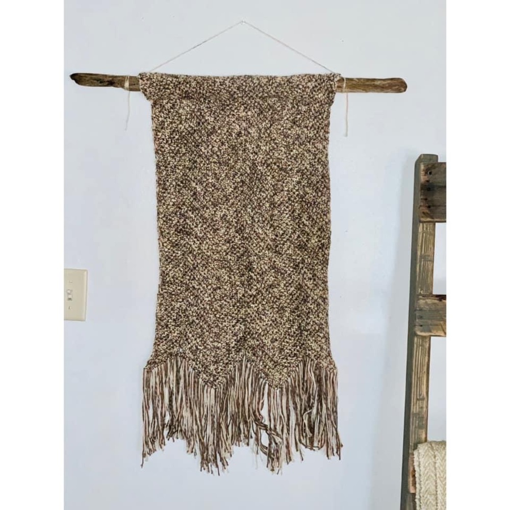 CROCHET COTTON COMFORT NEUTRAL WALL HANGING